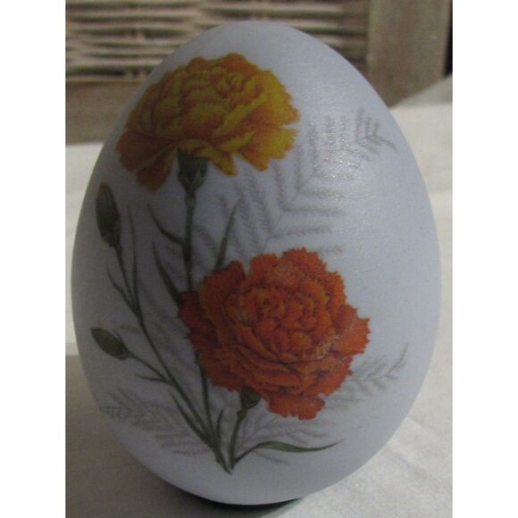 Easter egg with flowers floral print easter bunny - Picture 1 of 6